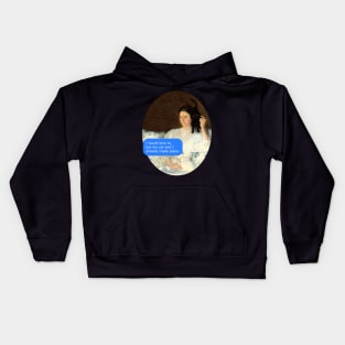 I would love to but my cat and I already made plans - classical art Kids Hoodie